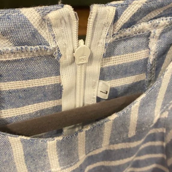 Blue and white stripped romper - Picture 6 of 8